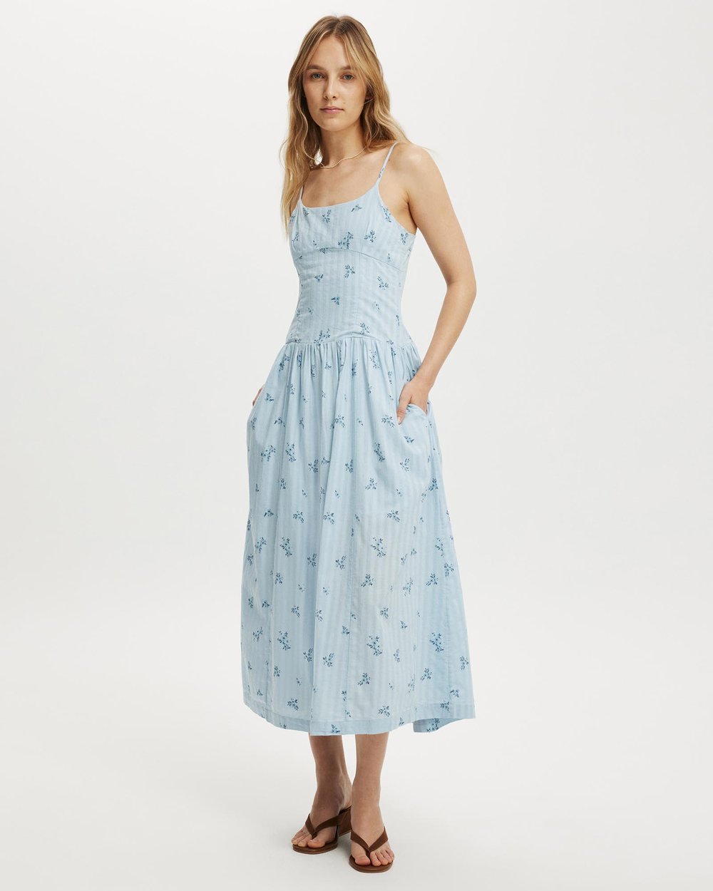 Alexis Seamed Maxi Dress by Cotton On Online | THE ICONIC | Australia