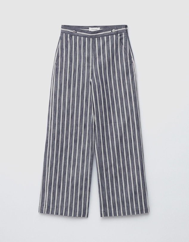 & Other Stories - Striped Cotton Trousers