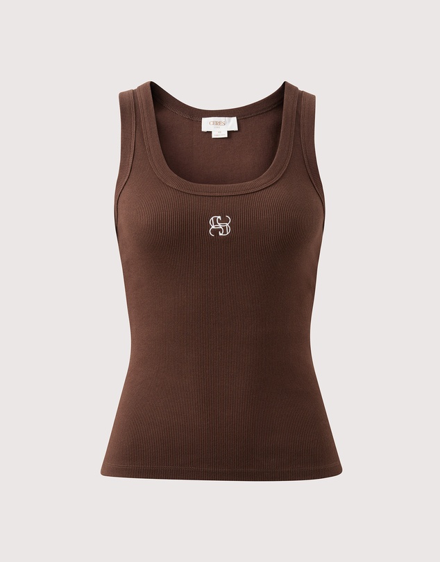 Ceres Life - Zoe Contour Rib Scoop Tank