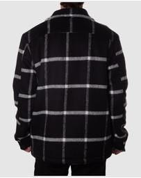 Fallen Footwear - Mens Lamb Jacket Black