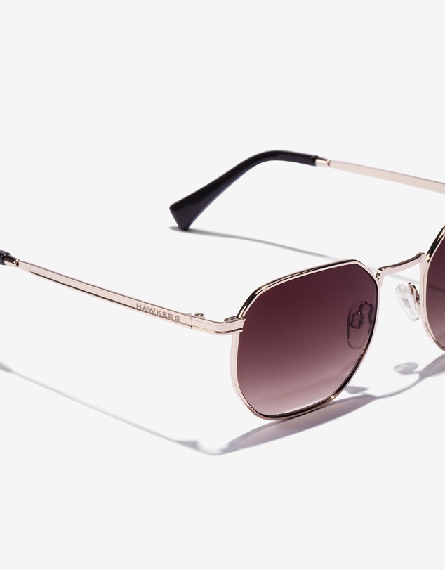 Hawkers Co - HAWKERS - Silver Smoke Brown SIXGON  Sunglasses for Men and Women UV400