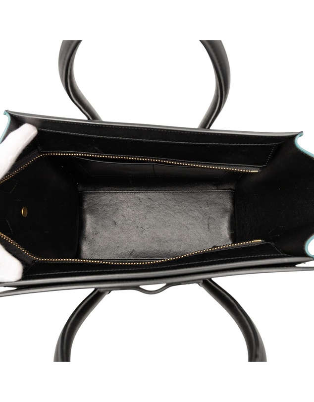 Pre-Loved by Azura Reborn - Pre-Loved Micro Tricolor Leather Luggage Tote