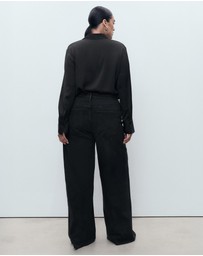 M.N.G - High-Waisted Wide-Leg Jeans