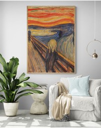 Inka Arthouse - Scream by Edvard Munch Art Print