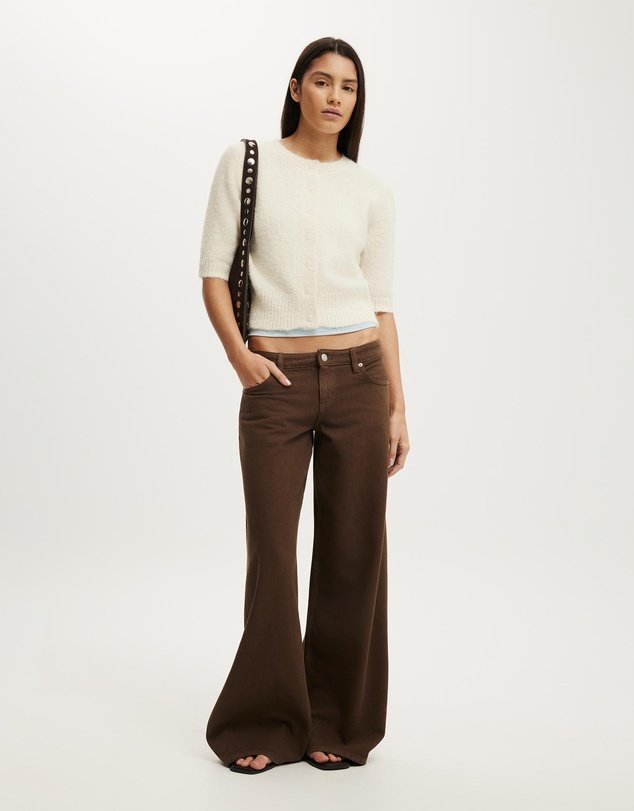 Cotton On - Short Sleeve Fluffy Cardi