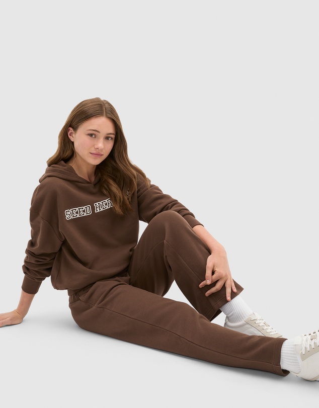 Seed Heritage - Logo Embroidered Hoodie - Teen