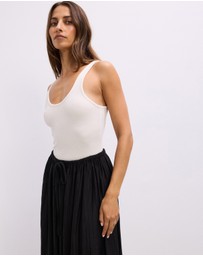 The Fated - Lila Drawstring Midi Skirt