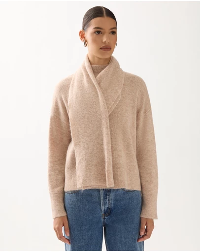 Minima Esenciales - Neva Alpaca Wool Blend Scarf Knit