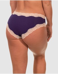 B Free Intimate Apparel - Cotton Low Rise Hipster Brief - 3 Pack
