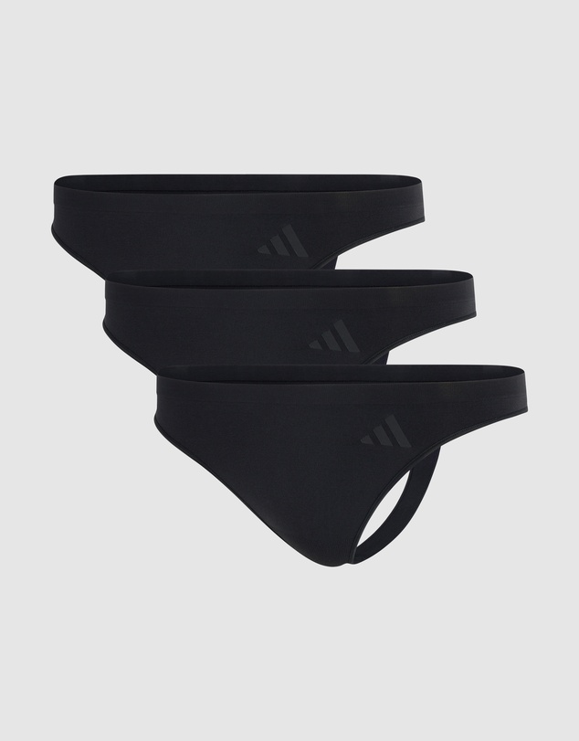 adidas Sportswear - 3 Pack Active Seamless Thong Underwear