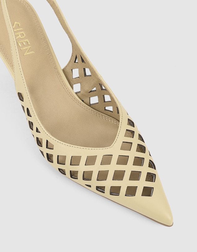 Siren - Yovanna Sling Back Kitten Heel