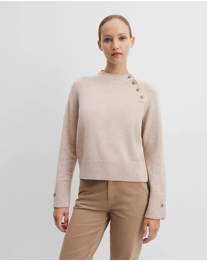 Country Road - Button Neck Knit