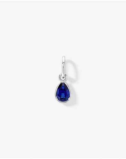 Michael Hill - Pear-Cut Created Sapphire Pendant in Sterling Silver