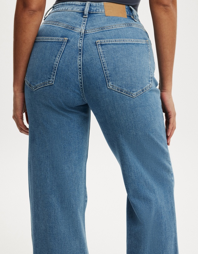 Cotton On - Curvy Stretch Wide Jeans