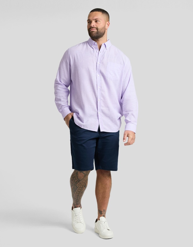 Johnny Bigg - Serge Melange Linen Shirt