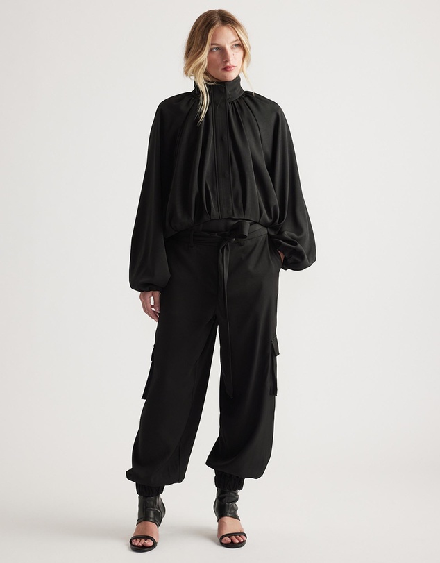 Decjuba - Stella Satin Cargo Pants