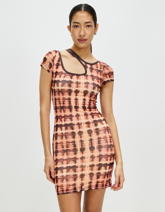 First Mse - Gresalia Mesh Mini Dress