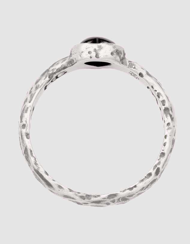 Haze & Glory - ICONIC EXCLUSIVE - Ring Men Onyx Hearty 925 Sterling Silver