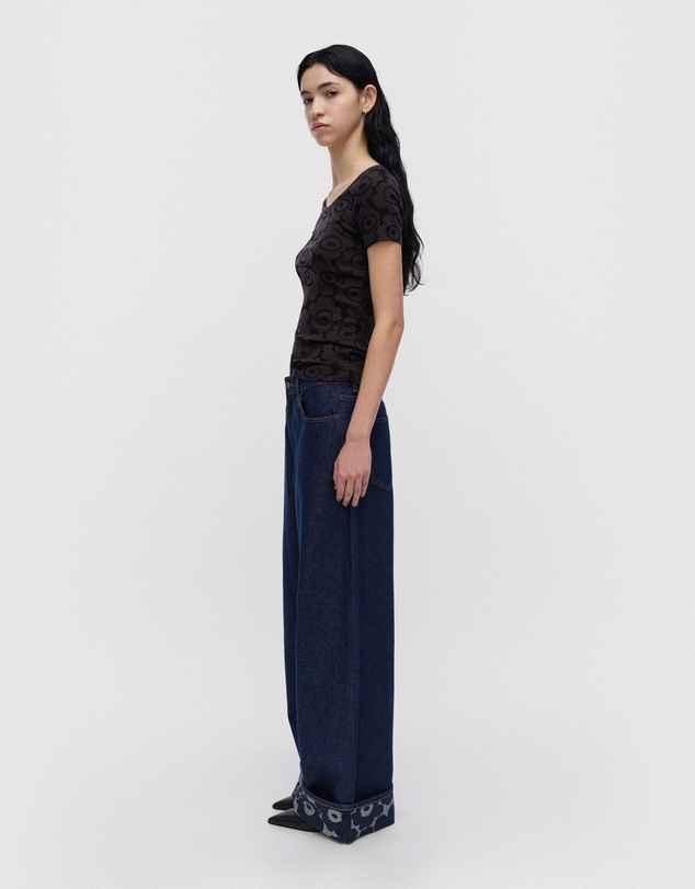Marimekko - Liituma Unikko Wool rib t-shirt