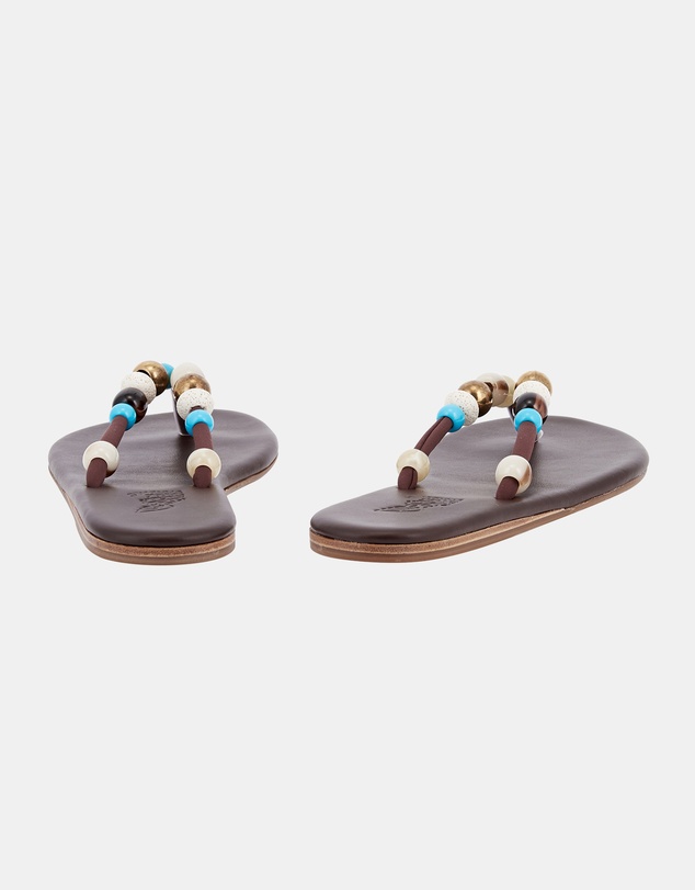 Ancient Greek Sandals - Saionara Raffia Sandals
