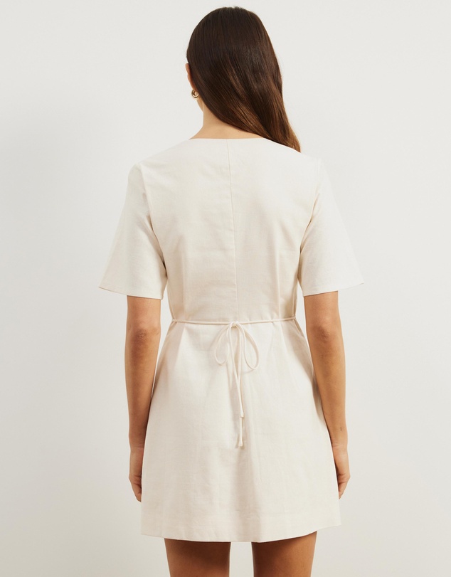 Atmos&Here - Alice Asymmetric Wrap Mini Dress