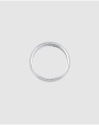 Kuzzoi - ICONIC EXCLUSIVE - Ring Men Band Ring Solid Classic in 925 Sterling Silver