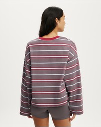 Cotton On Body Active - Long Sleeve Graphic Crew Sweatshirt