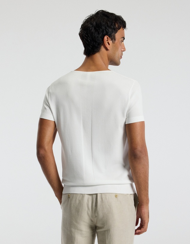 Calibre - Short Sleeve Tech Henley Ivory