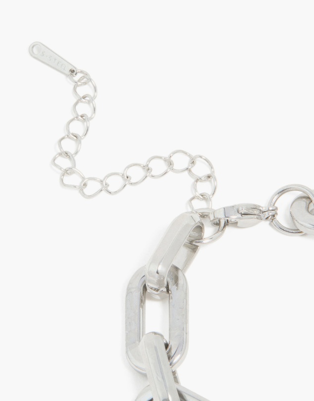 Lovisa - Waterproof Stainless Steel Large Paperclip Chain Bracelet