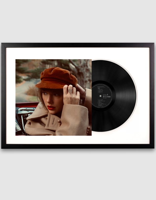 iWorld - Framed Taylor Swifts Version Red Vinyl Album Art