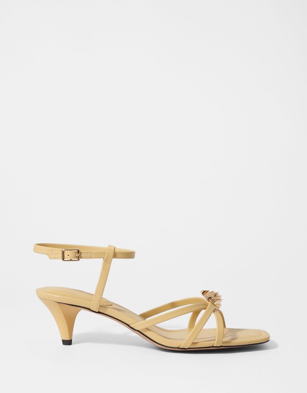 & Other Stories - Embellished Heeled Leather Sandals