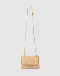 Olga Berg - Alexa Woven Shoulder Bag