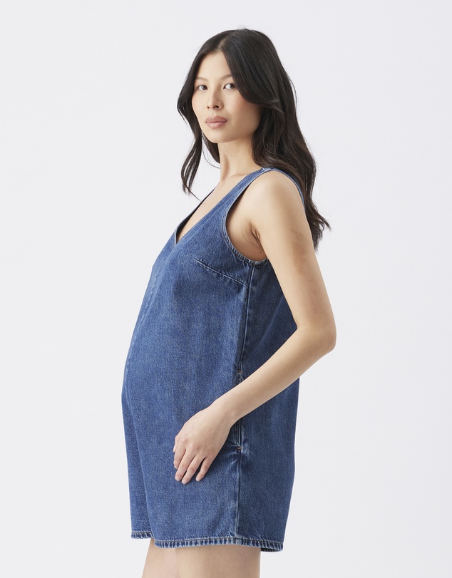 Ripe Maternity - Fenix Denim Playsuit