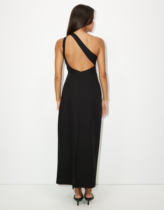 Dazie - Violet One Shoulder Cut Out Midi Dress