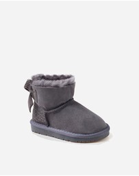 Ozwear Connection Uggs - Ugg Kids One Bailey Bow Corduroy Boots