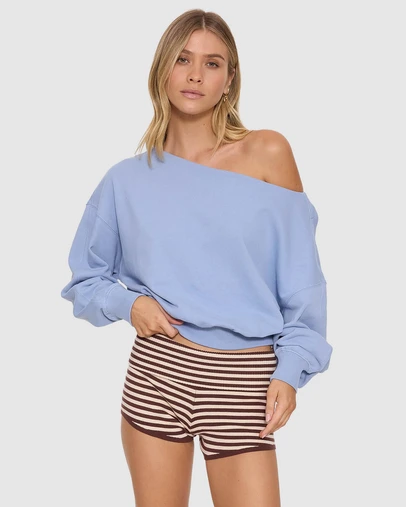 Thrills - 24 Field Slash Neck Pullover