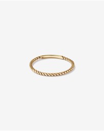 Michael Hill - Twisted Band Ring in 10kt Yellow Gold