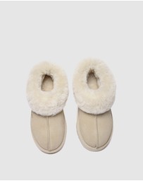 EVERAU - Australian Shepherd Ugg Homey Special Cow Suede Upper House Shoes