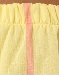 Petal & Pup - Lee Shorts - Yellow Pink Stripe