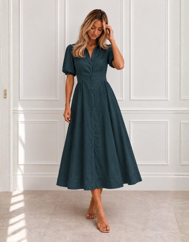 Esther & Co - Neriessa Dress - Shadow Pines