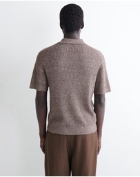 COS - Cashmere-Linen Polo Shirt
