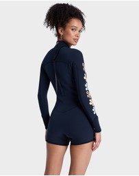 Roxy - Womens 2mm Swell Back Zip Natural Long Sleeve Springsuit