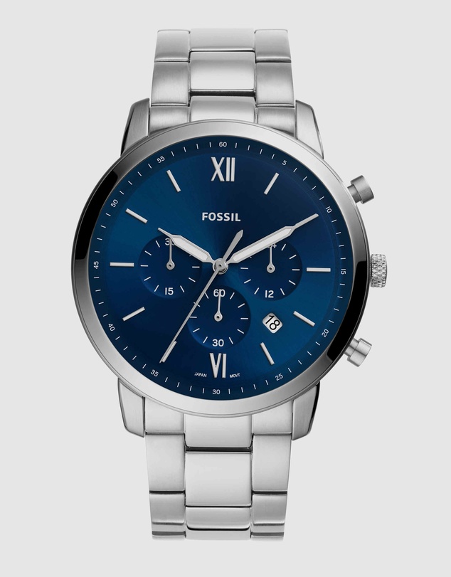 Fossil - Neutra Silver Tone Chronograph Watch