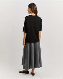 Toorallie - Extrafine Relaxed Knit Tee