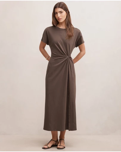 Forever New - Rose T-Shirt Twist Midi Dress