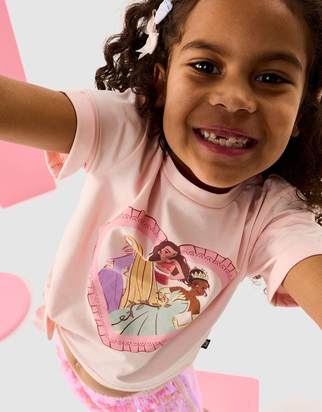 Rock Your Kid - Princess Hearts Tee - Kids-Teens