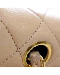Pre-Loved by Azura Reborn - Pre-Loved Small Square Quilted Lambskin Flap