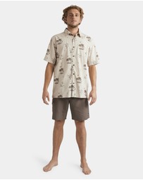 Quiksilver - Mens Horizon Haze Short Sleeve Shirt