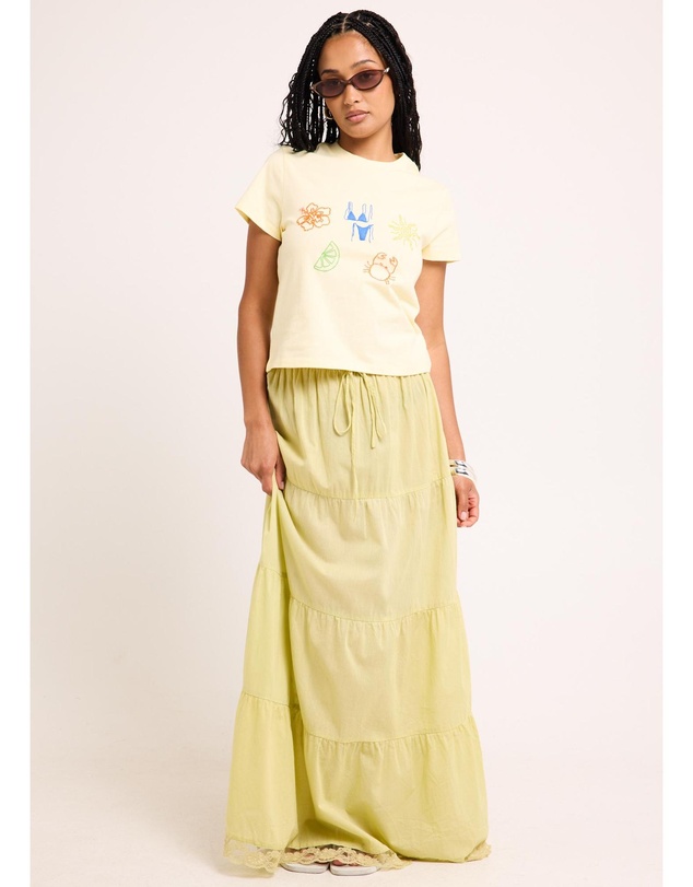 Subtitled - Provence Maxi Skirt