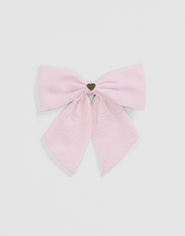 Country Road - Large Gingham Bow Clip